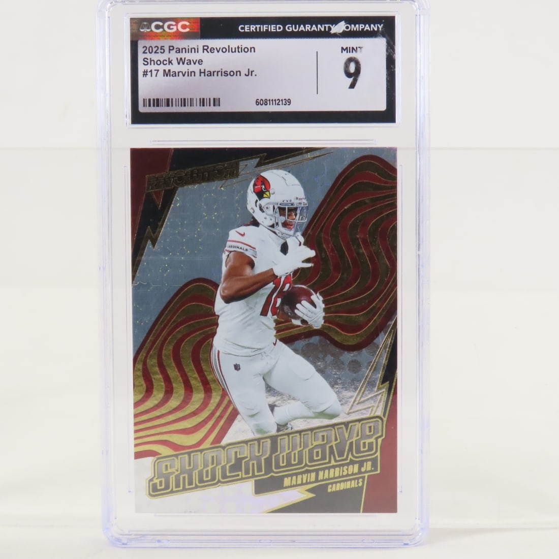6 Graded Football Cards 2018-2025 - 6