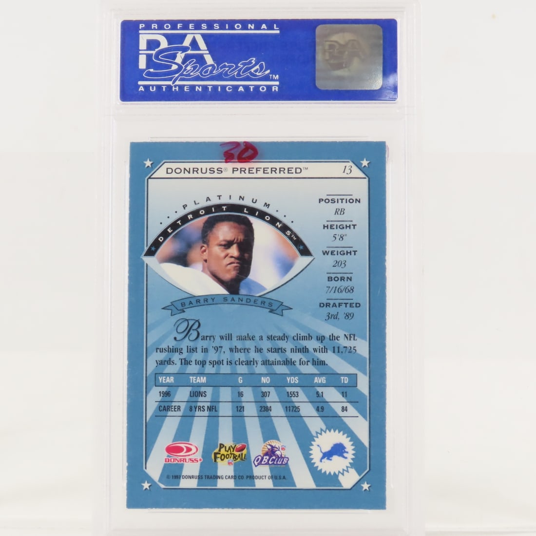 4 PSA Graded Football Cards 1997-2005 - 3