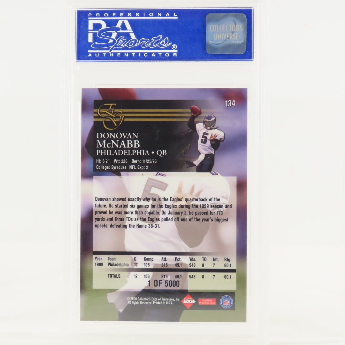 4 PSA Graded Football Cards 1997-2005 - 5