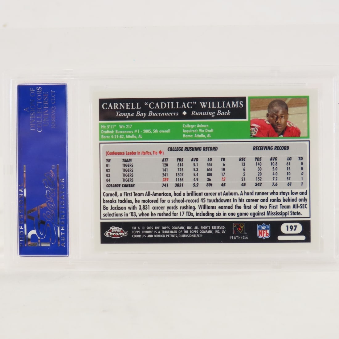 4 PSA Graded Football Cards 1997-2005 - 7