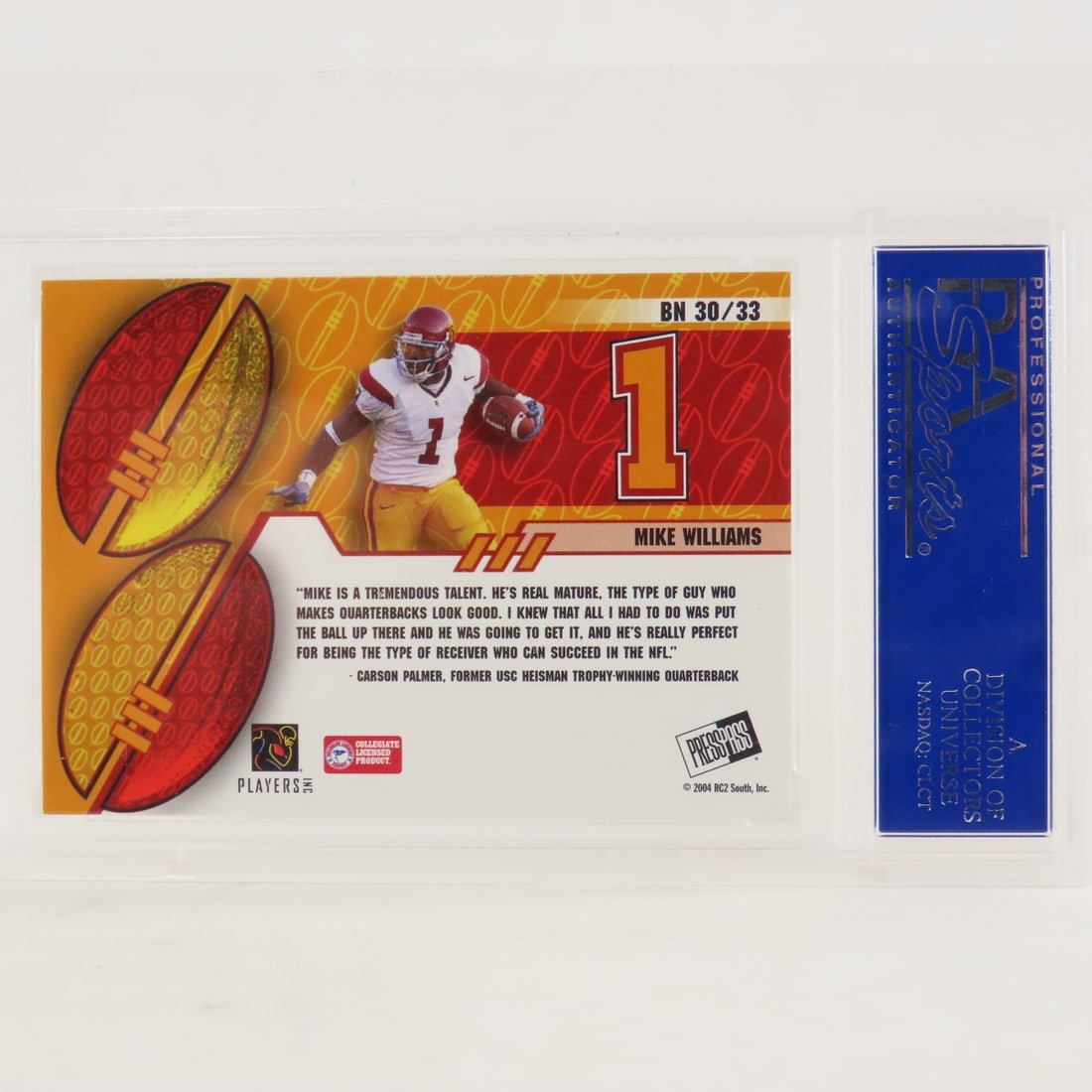 4 PSA Graded Football Cards 1997-2005 - 9