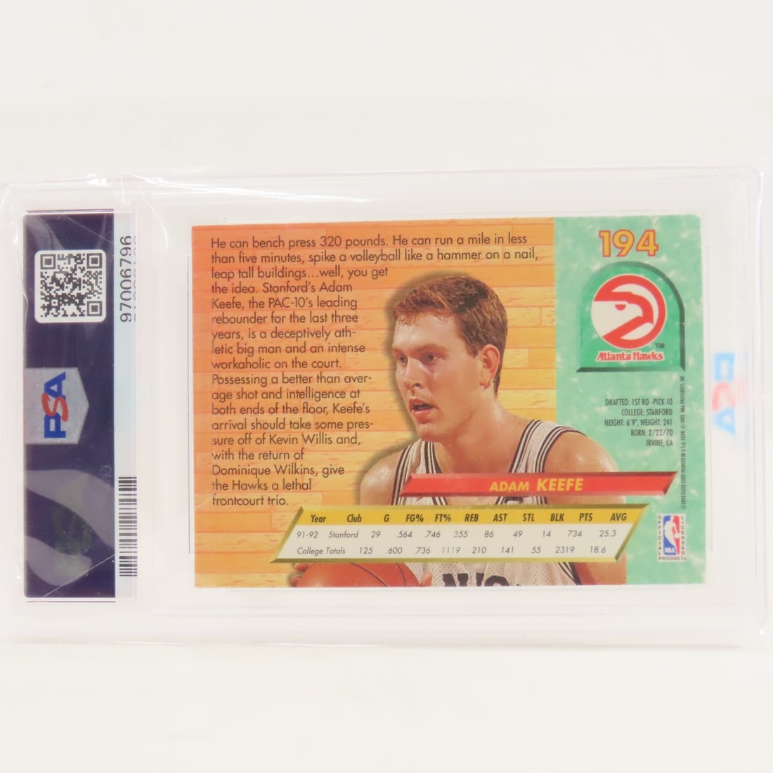 3 1992 Ultra PSA Graded NBA Basketball Cards - 3
