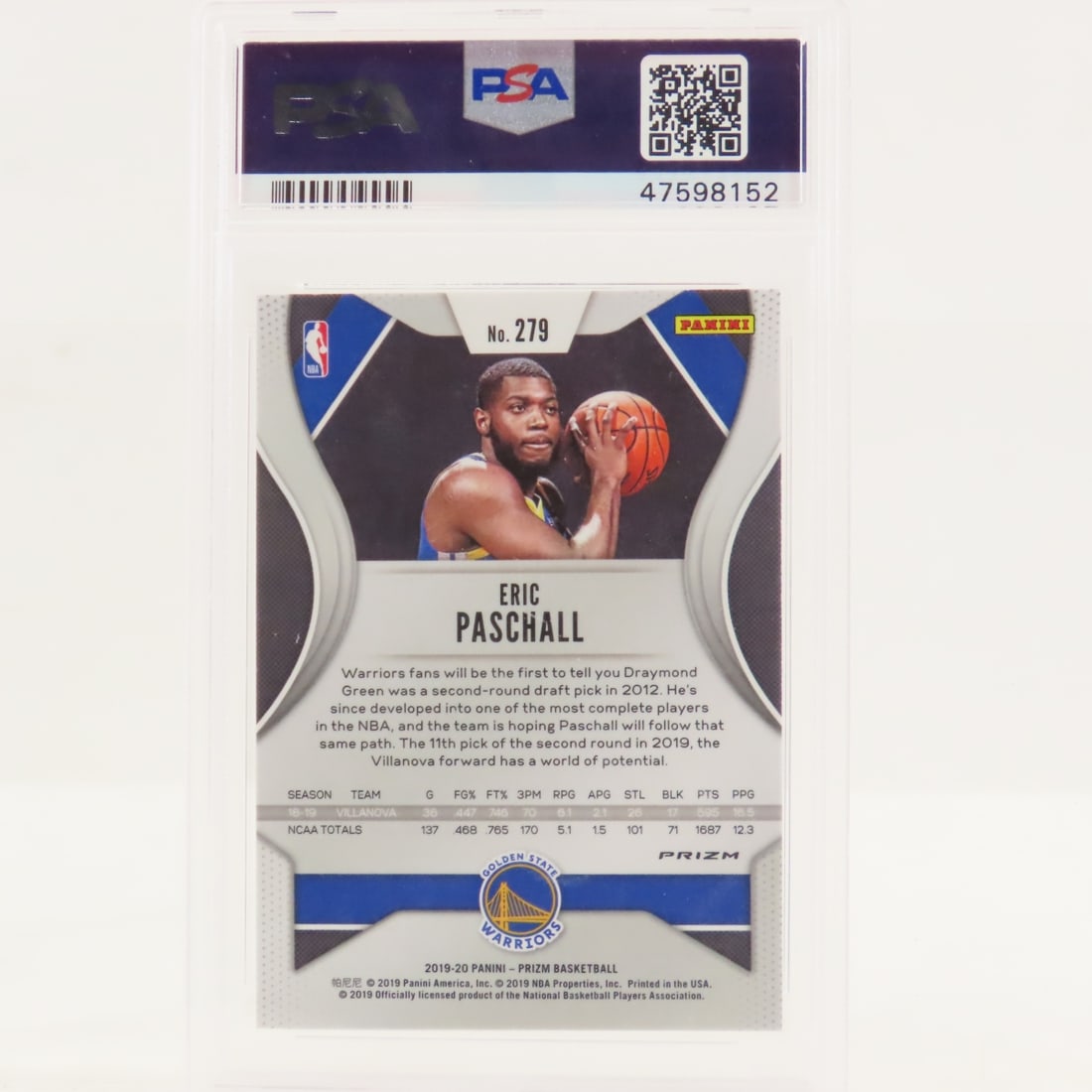 5 2017-2019 NBA Panini Basketball Cards PSA Graded - 7