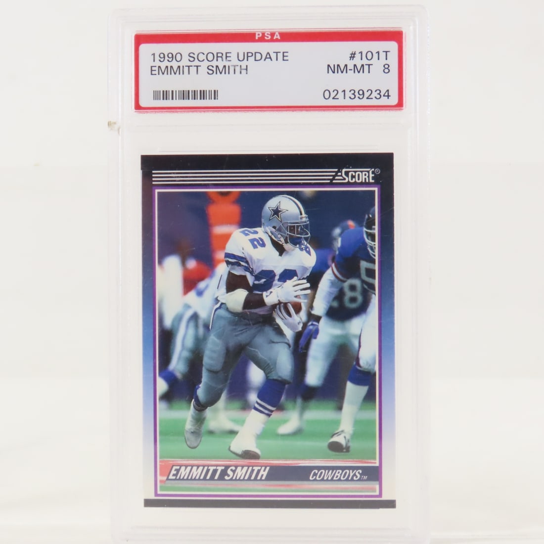 3 1990 Score Emmitt Smith Supplemental #101T PSA 8 - 2