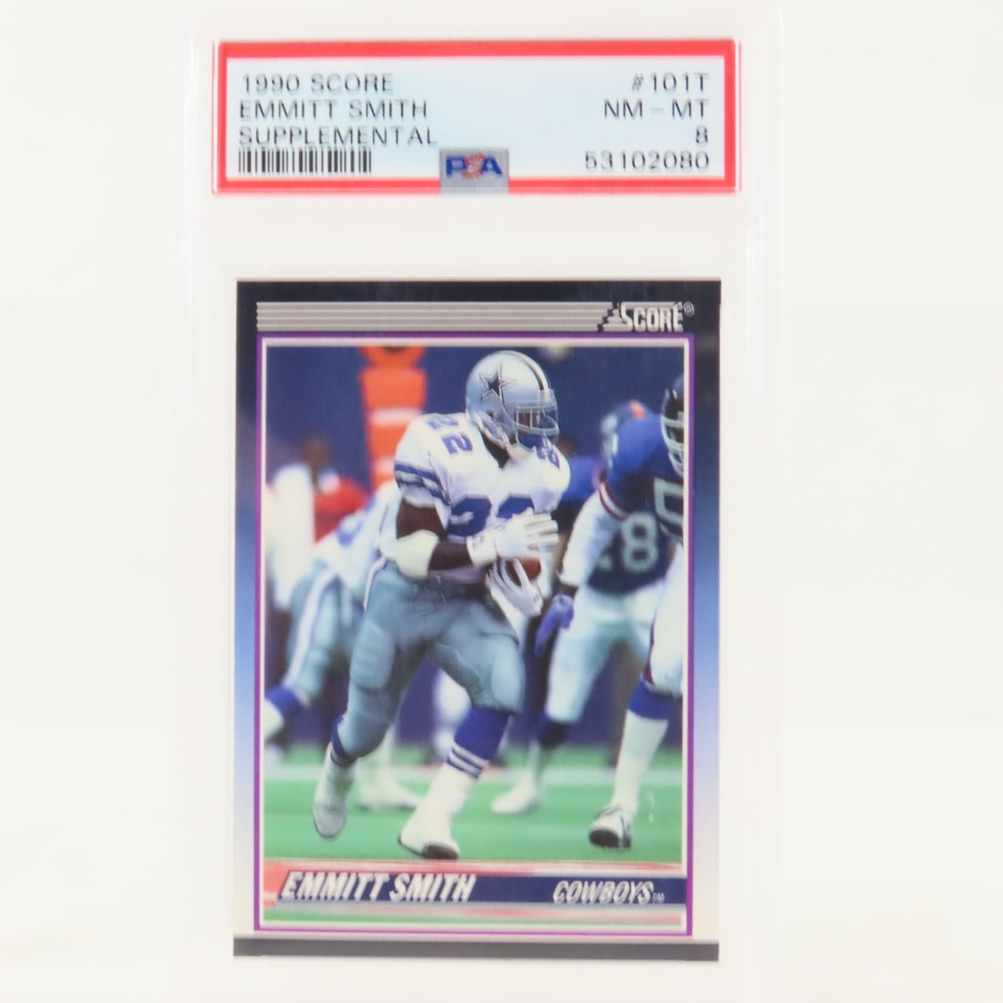 3 1990 Score Emmitt Smith Supplemental #101T PSA - 2