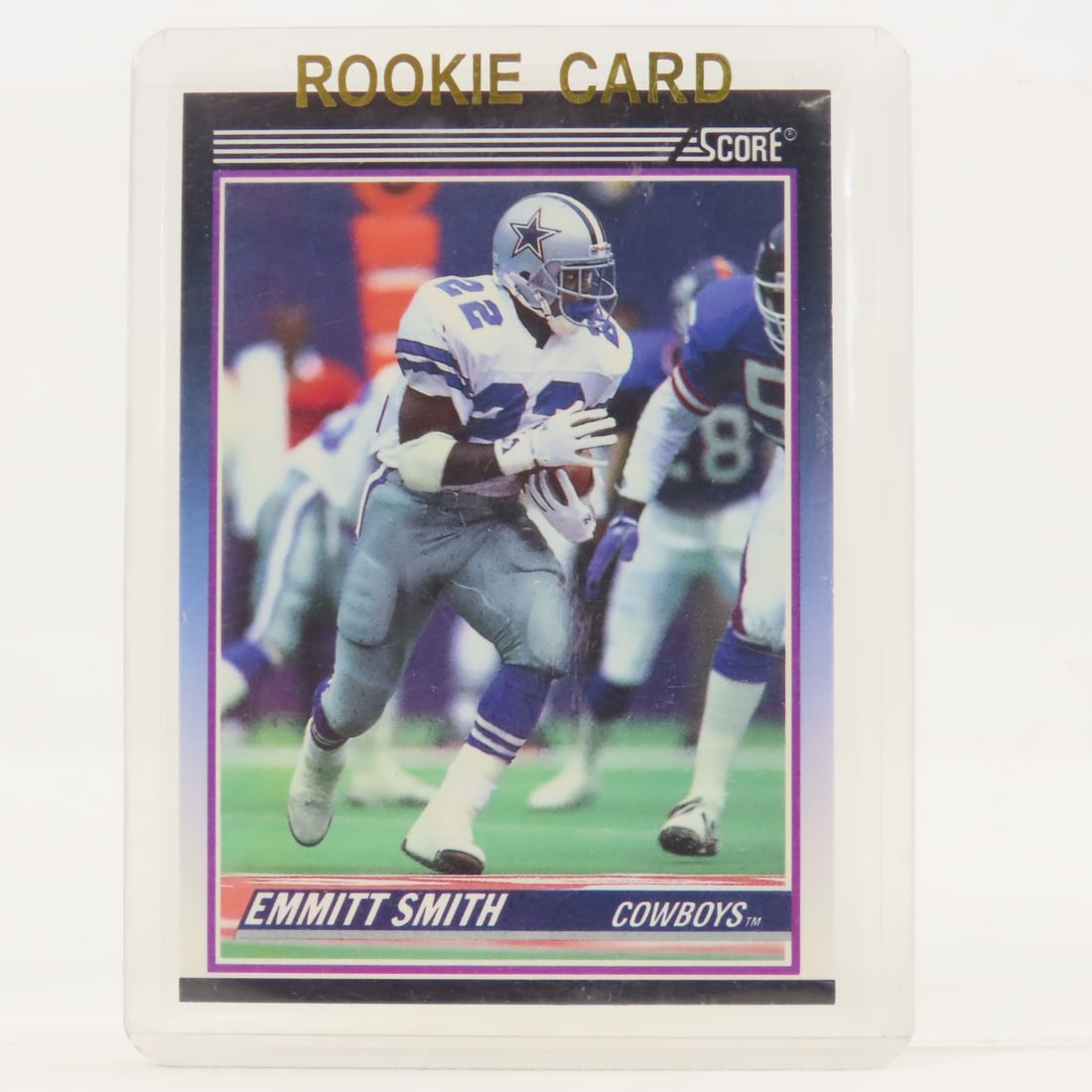 3 1990 Emmitt Smith Rookie Cards 2 Score, 1 Fleer - 4