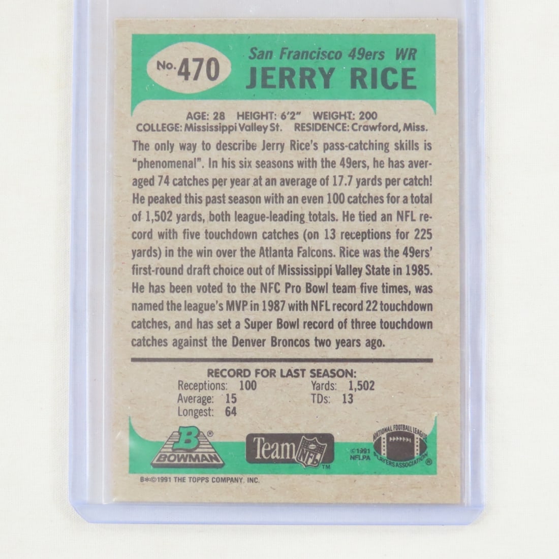 8 Joe Montana & 4 Jerry Rice Cards, 1 PSA 7 NM - 9