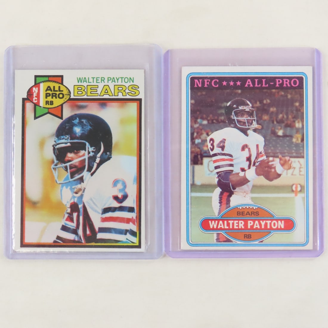 13 Walter Payton Football Cards 1979-1987 - 2