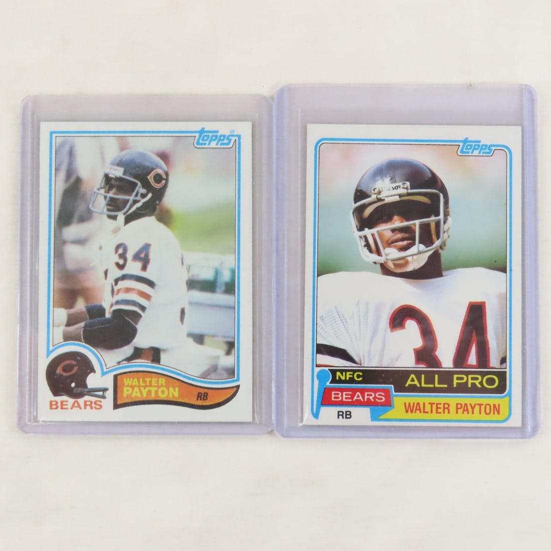 13 Walter Payton Football Cards 1979-1987 - 4