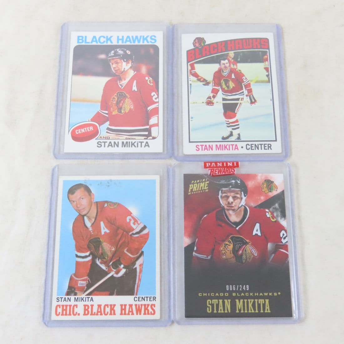 10 Stan Mikita Hockey Cards 1970s and newer - 2