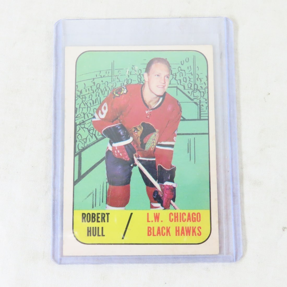 6 Bobby Hull Hockey Cards, 1966 Topps PSA 4 & 2 - 8