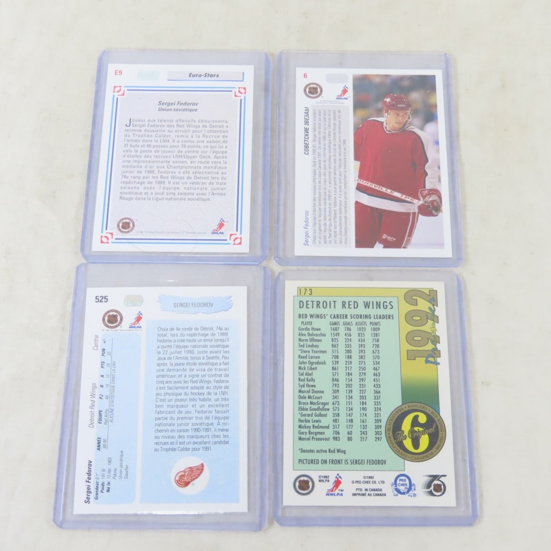 14 Sergei Federov Hockey Cards with Rookie Cards - 9