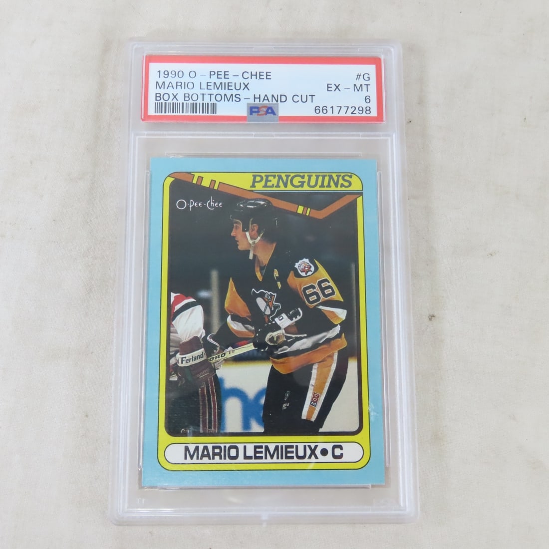 19 Mario Lemieux Hockey Cards, 2 are PSA Graded - 2