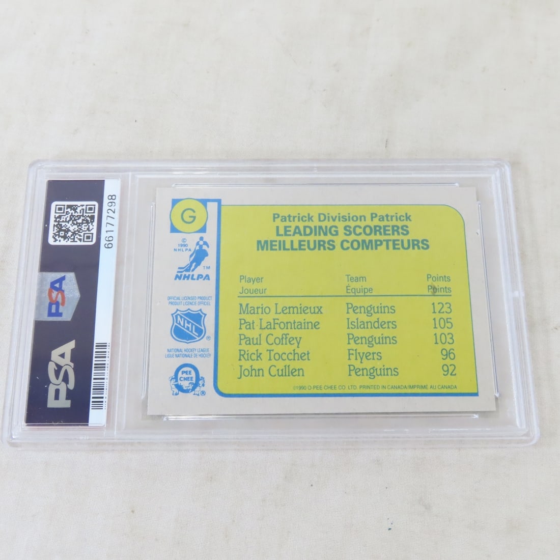 19 Mario Lemieux Hockey Cards, 2 are PSA Graded - 3