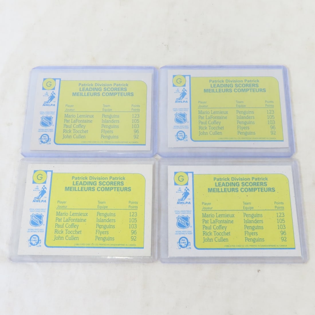19 Mario Lemieux Hockey Cards, 2 are PSA Graded - 7