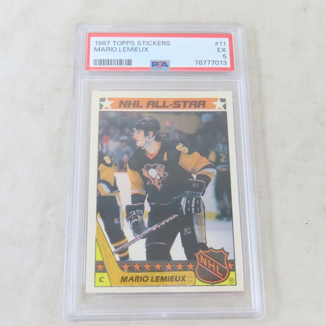 20 Mario Lemieux Hockey Cards, 2 are PSA Graded - 4