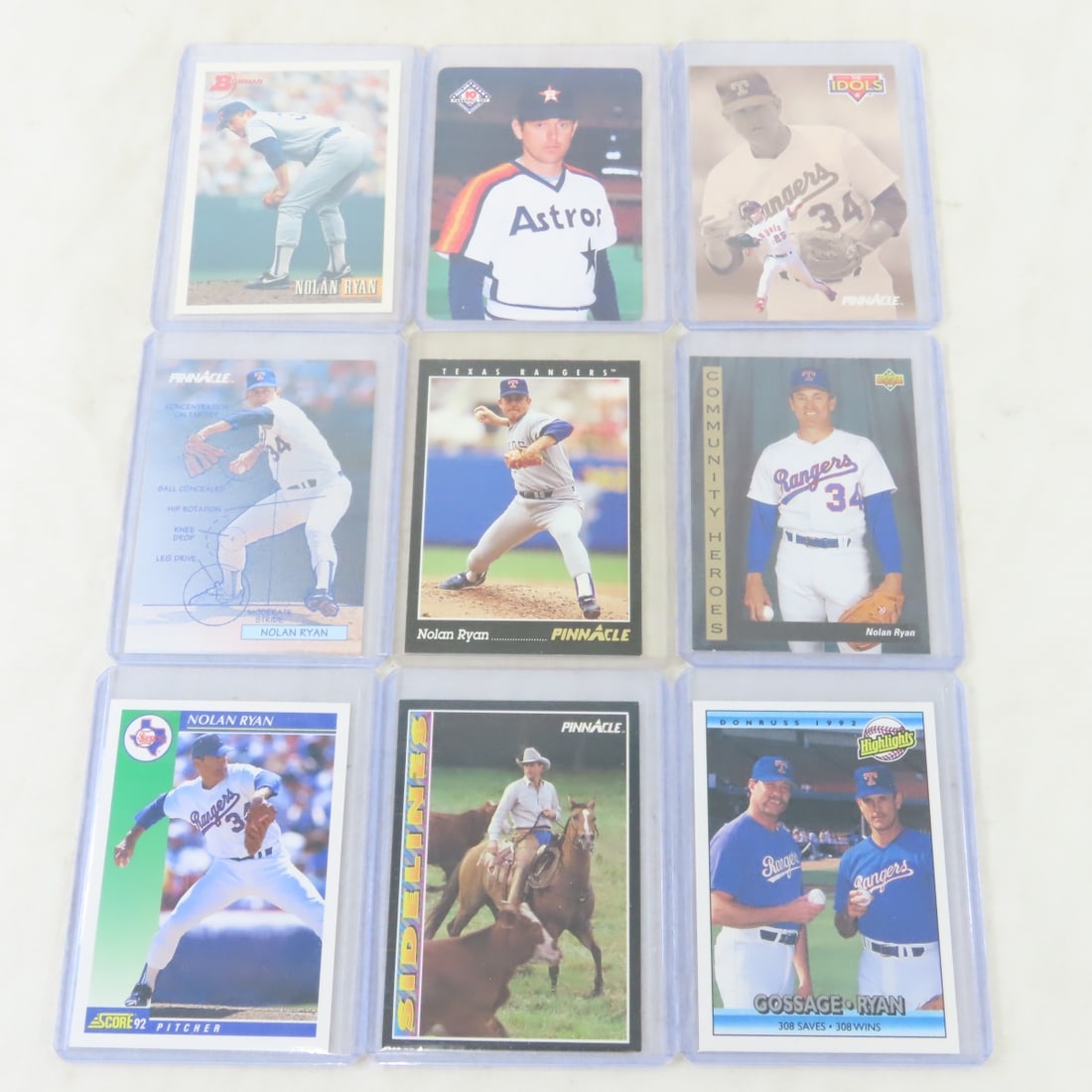 50 1980s & Newer Nolan Ryan Baseball Cards - 4