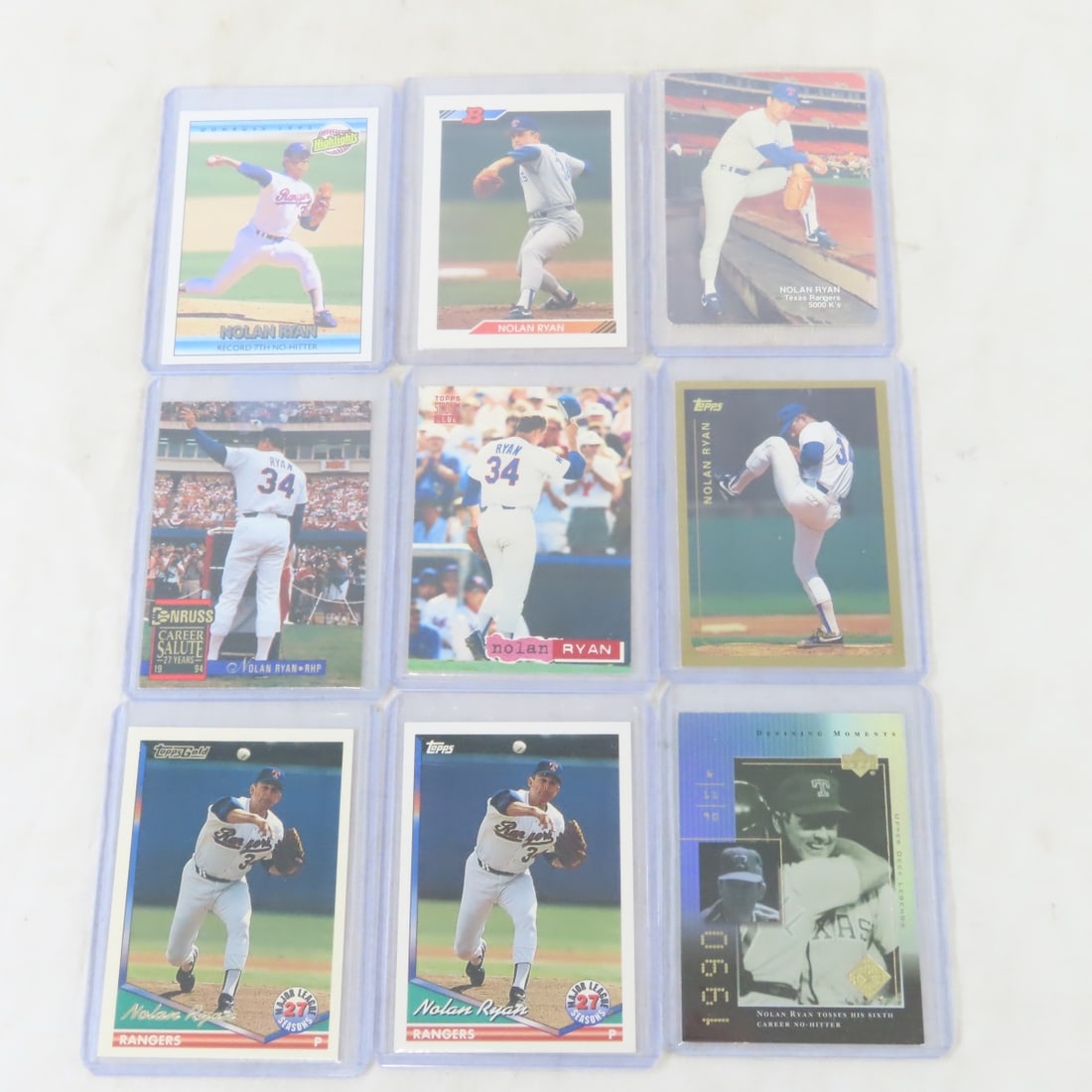 50 1980s & Newer Nolan Ryan Baseball Cards - 5