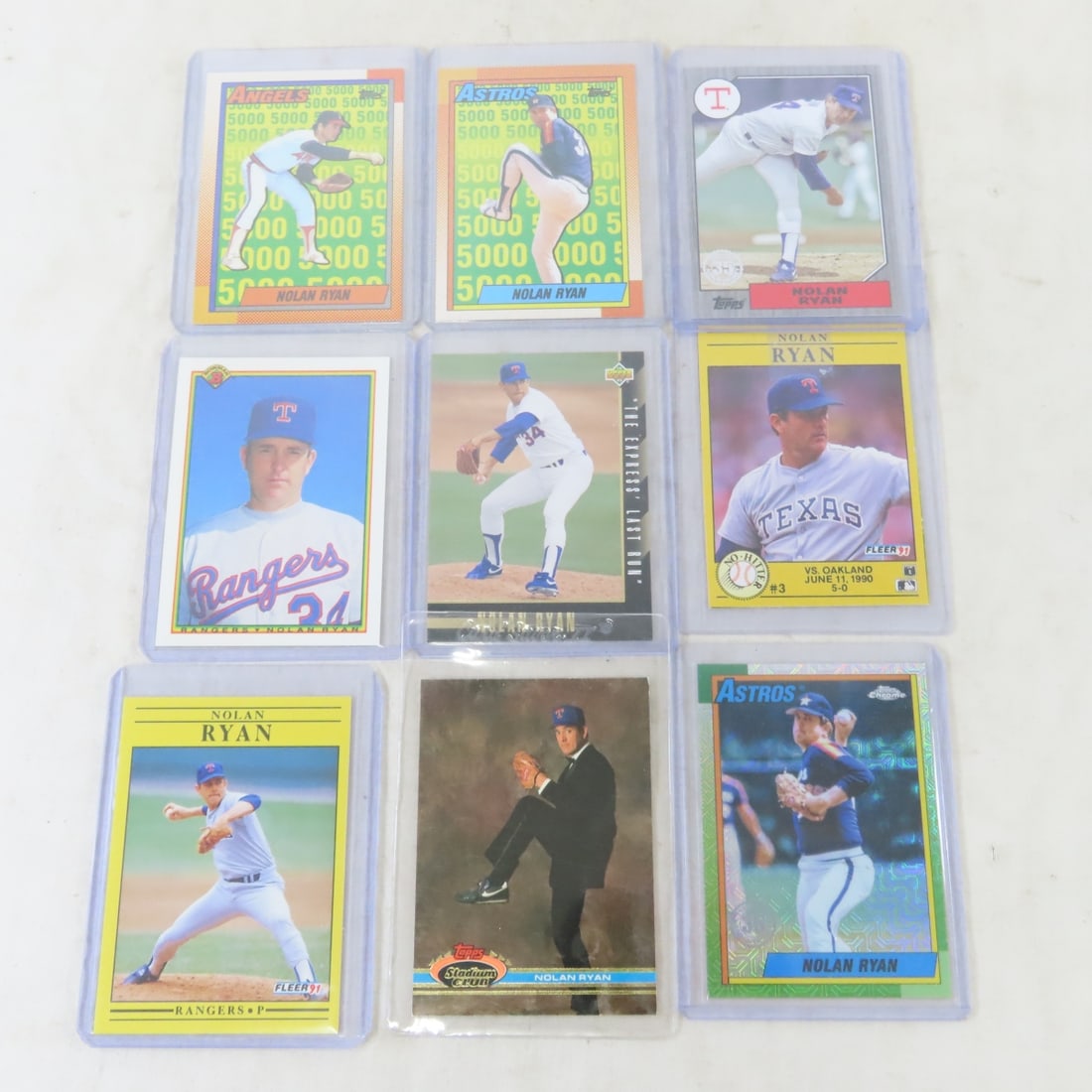 50 1980s & Newer Nolan Ryan Baseball Cards - 2