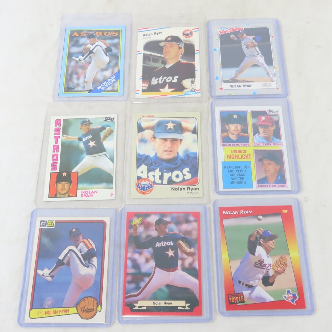 50 1980s & Newer Nolan Ryan Baseball Cards - 5