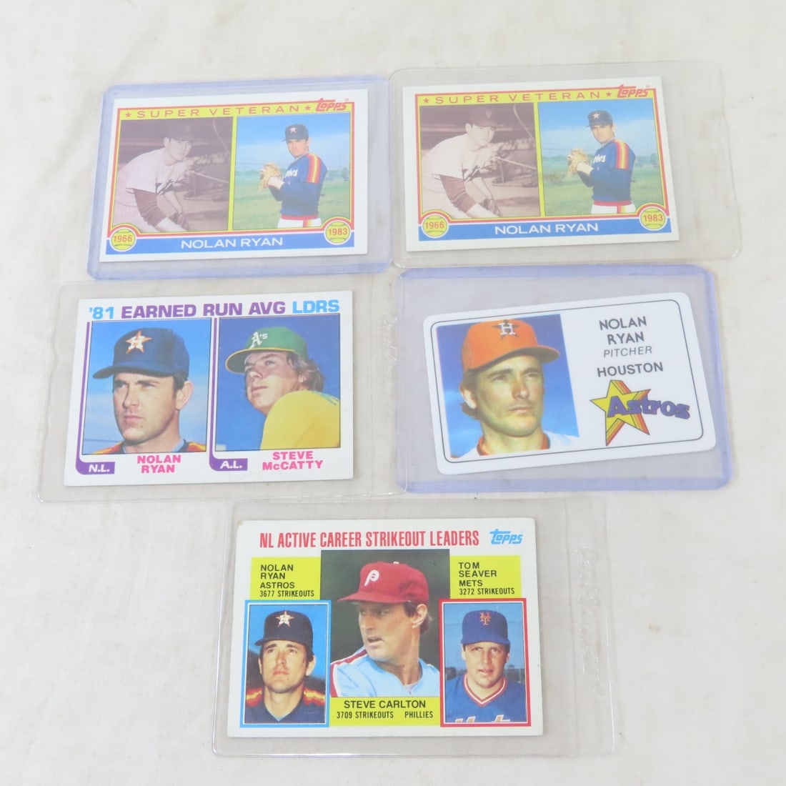 50 1980s & Newer Nolan Ryan Baseball Cards - 7