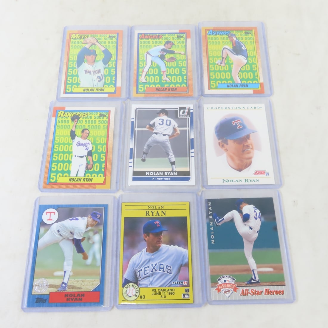 50 1980s & Newer Nolan Ryan Baseball Cards - 3