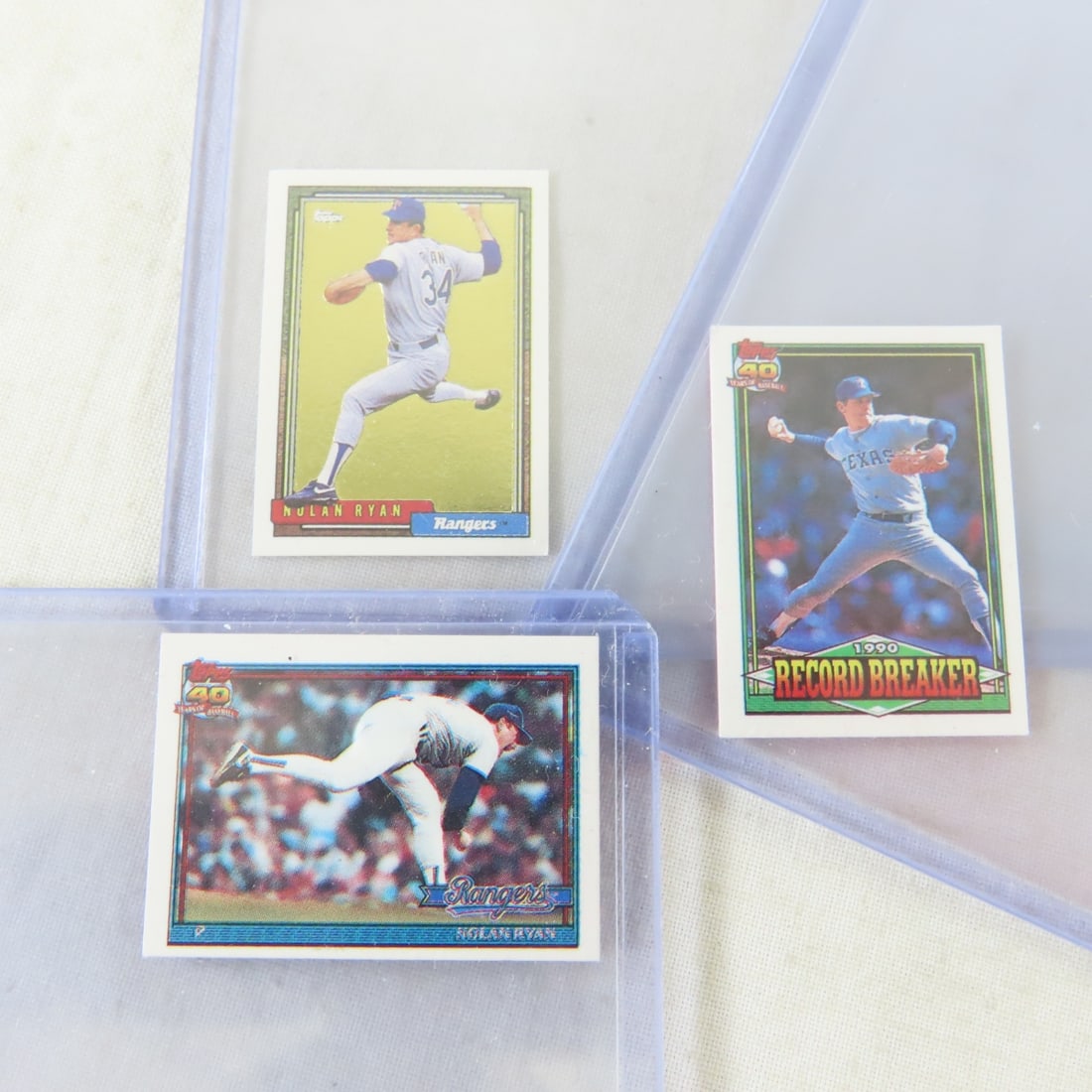 50 1980s & Newer Nolan Ryan Baseball Cards - 8
