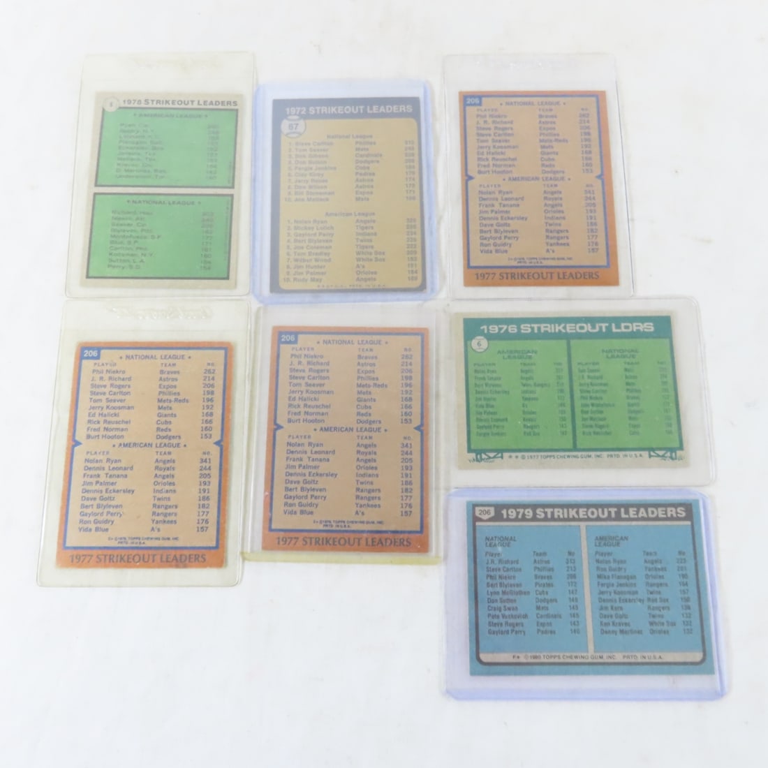 16 1970s Nolan Ryan Baseball Cards - 7