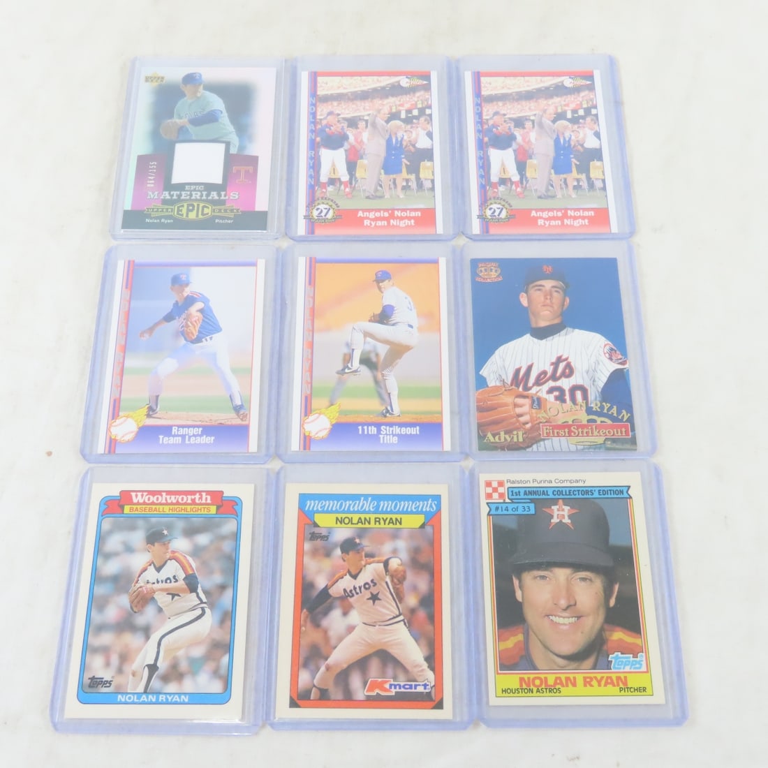 50 1980s & Newer Nolan Ryan Baseball Cards - 5