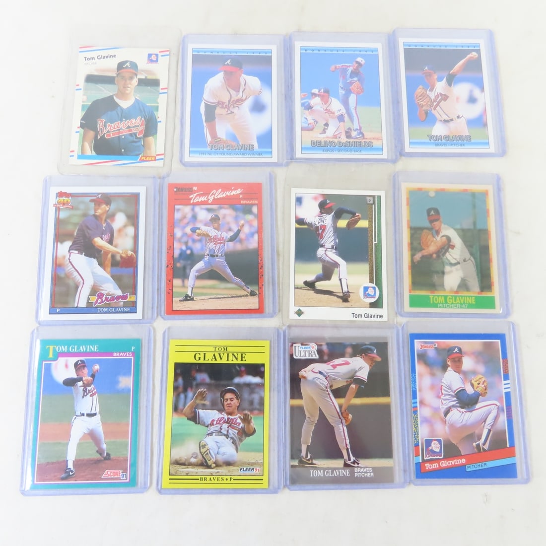 65+ Tom Glavine Baseball Cards Including Rookies - 2