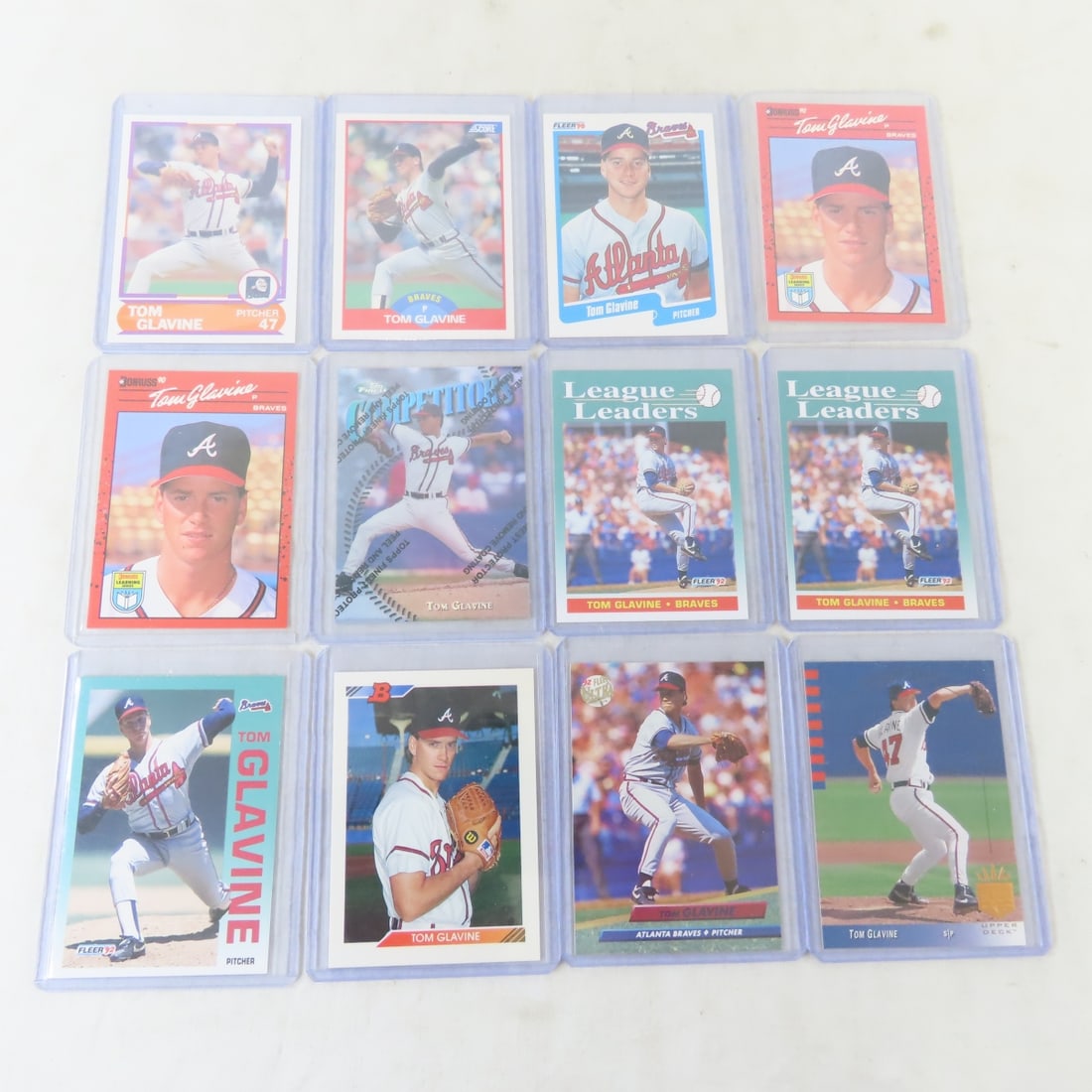 65+ Tom Glavine Baseball Cards Including Rookies - 5