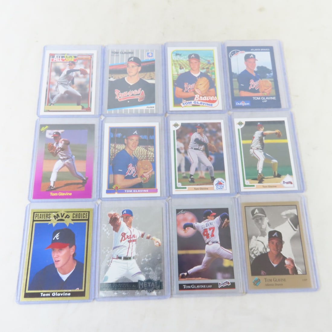 65+ Tom Glavine Baseball Cards Including Rookies - 6