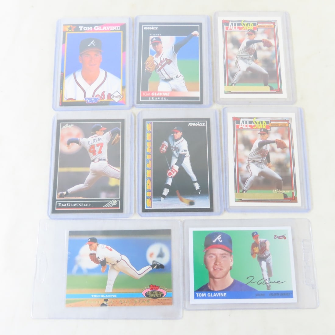 65+ Tom Glavine Baseball Cards Including Rookies - 7