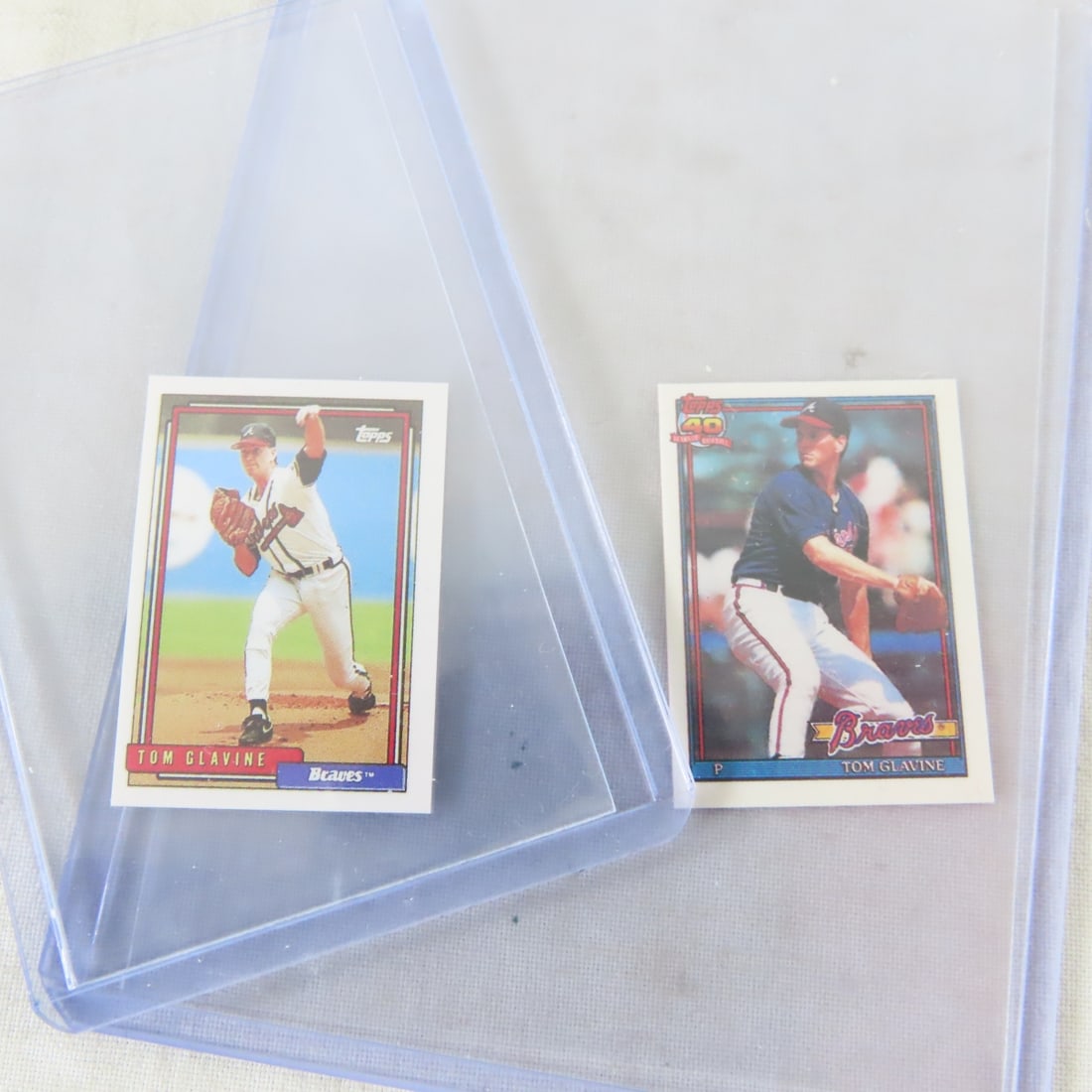 65+ Tom Glavine Baseball Cards Including Rookies - 8