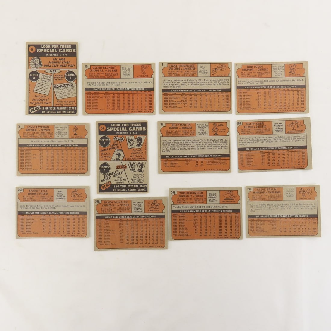 60+ 1972 Topps Baseball Cards- Killebrew, Powell - 7