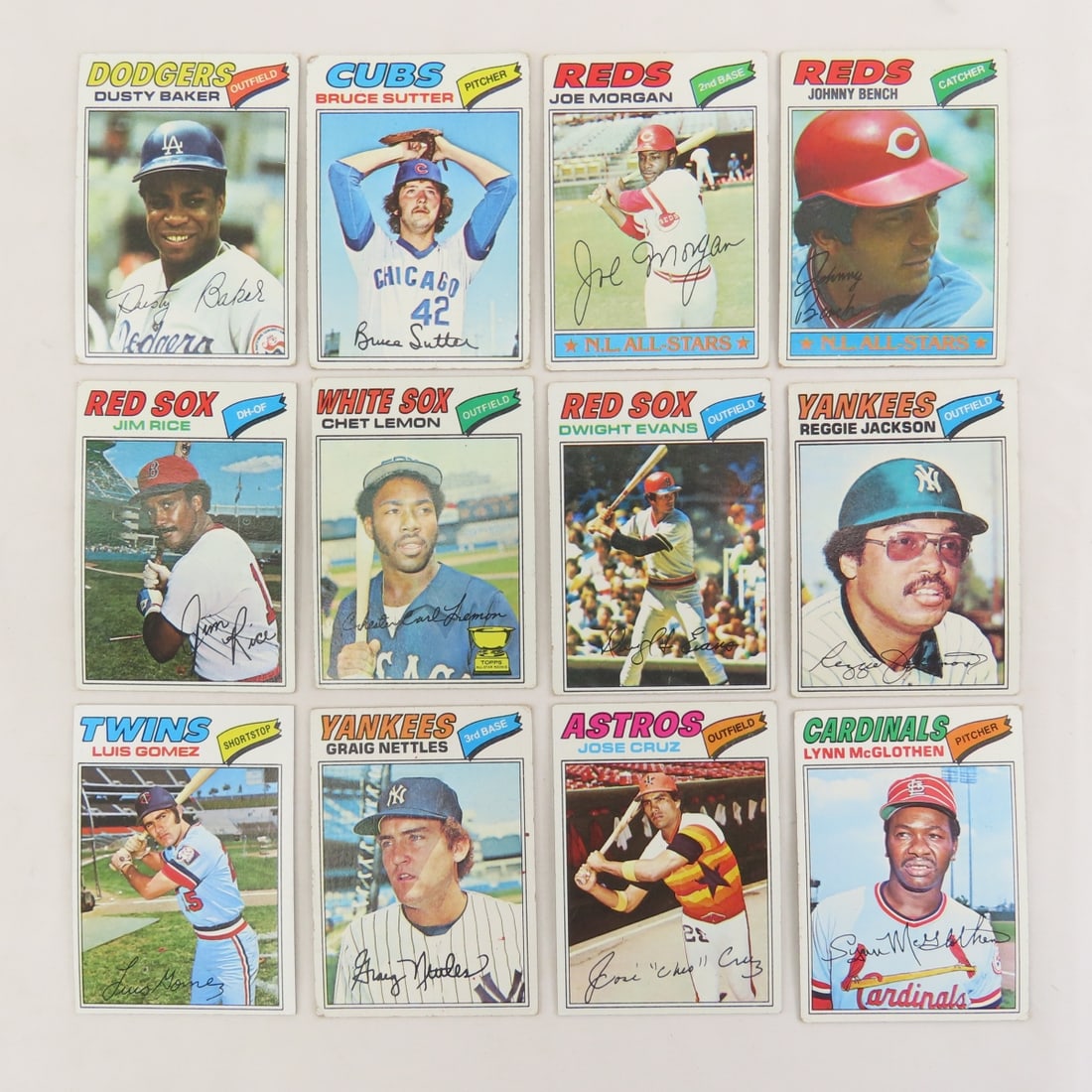 75+ 1977 Topps Baseball Cards- Kaat, Yount - 6