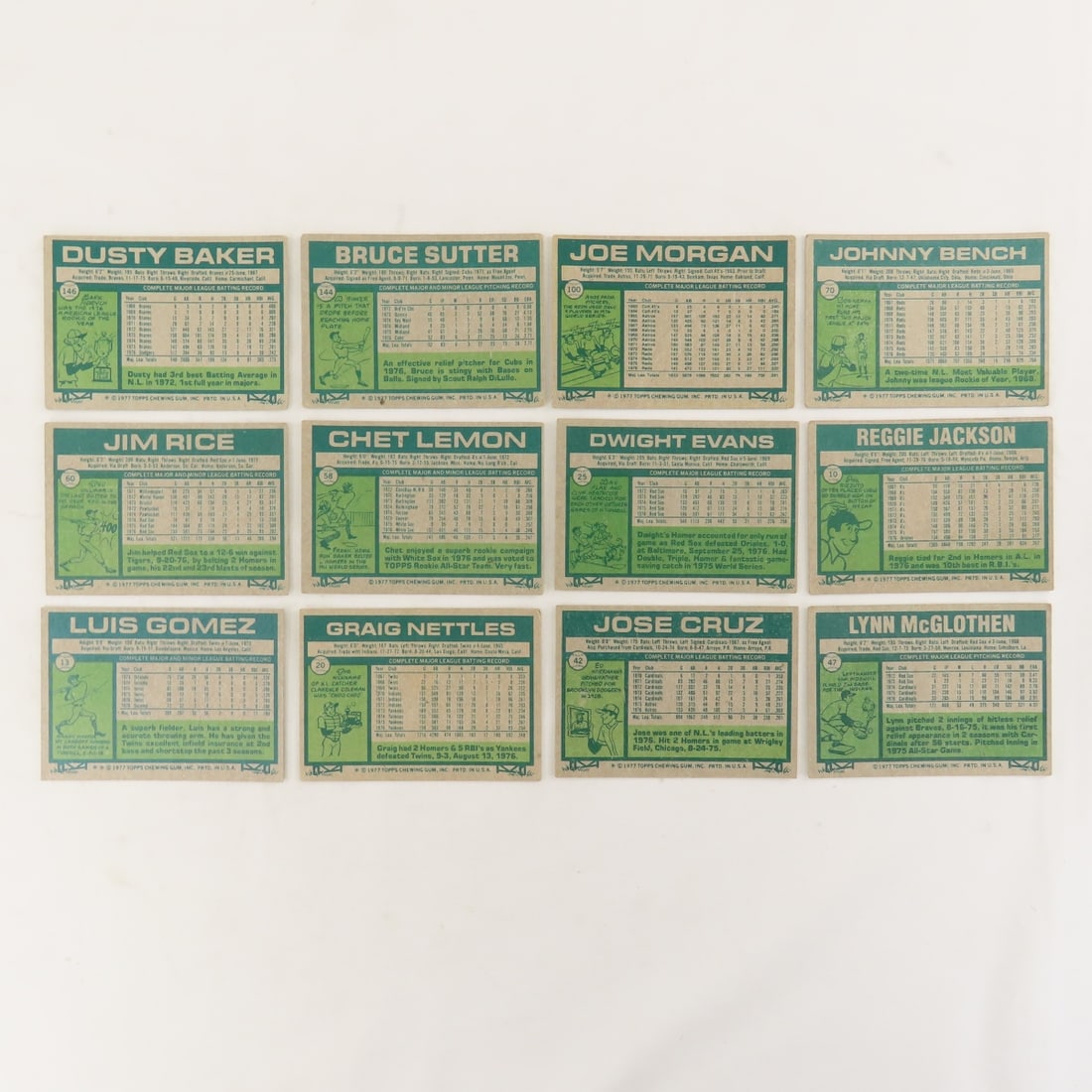 75+ 1977 Topps Baseball Cards- Kaat, Yount - 7