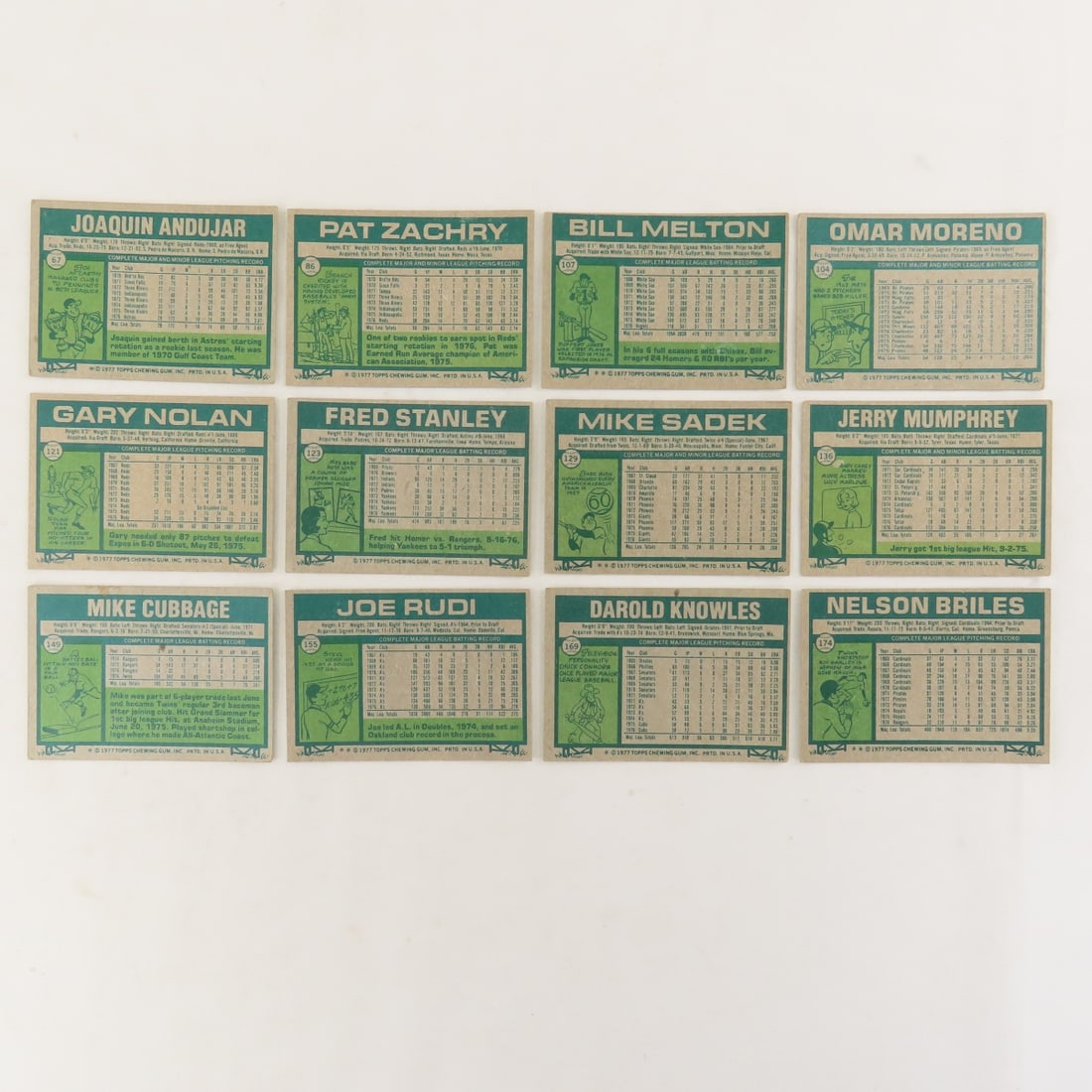 75+ 1977 Topps Baseball Cards- Kaat, Yount - 9