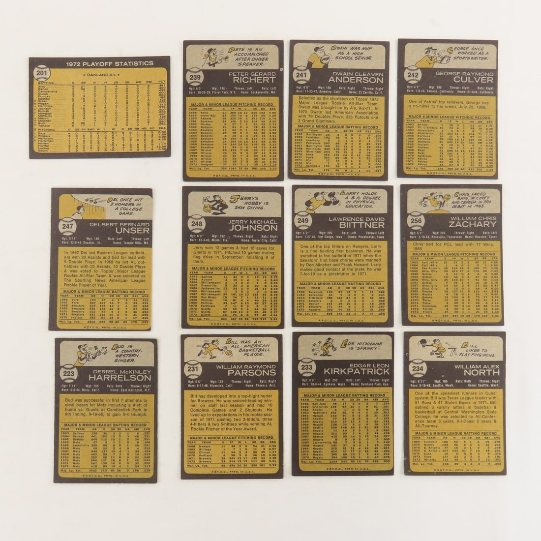 80+ 1973 Topps Baseball Cards- Blyleven, Matthews - 7