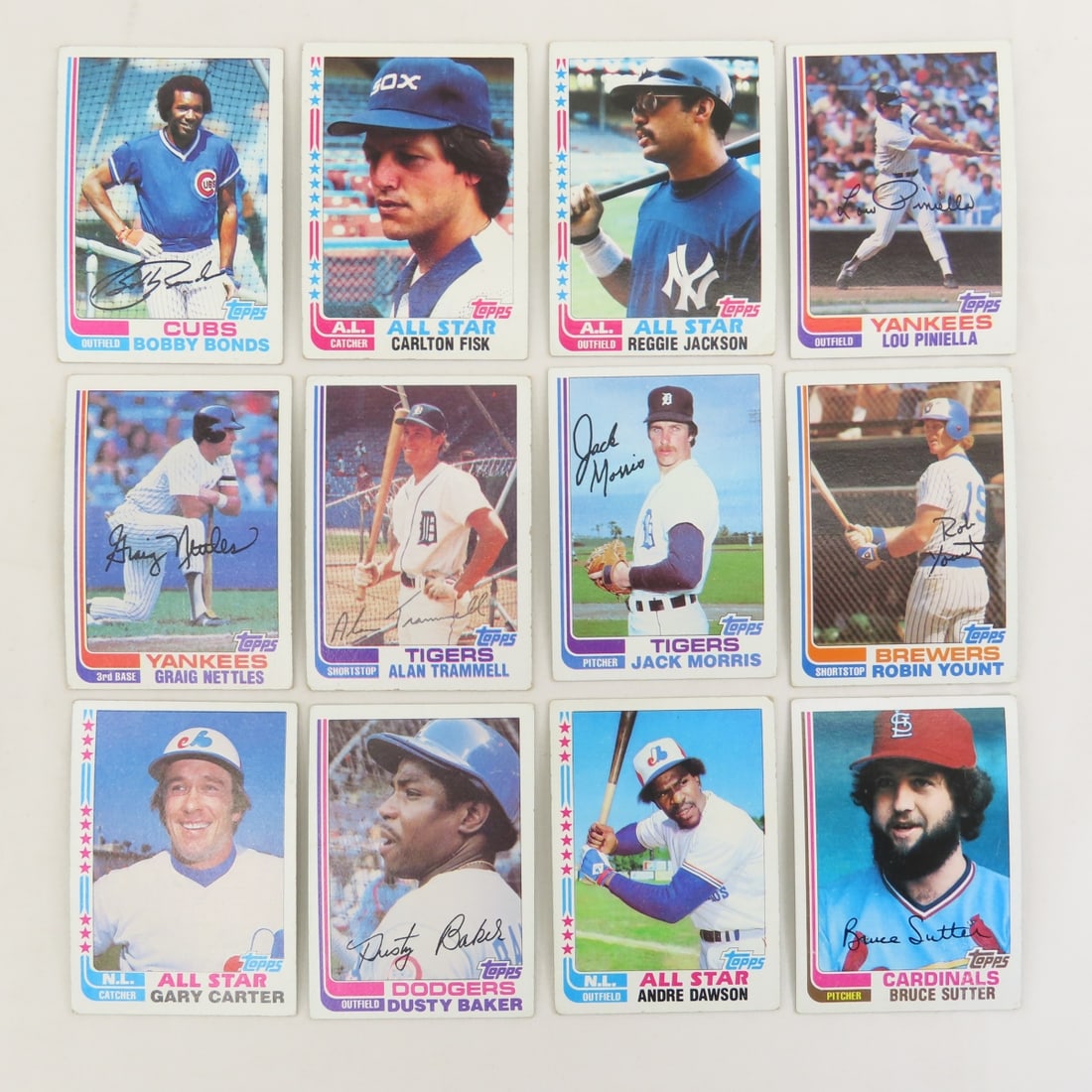 60+ 1982 Topps Baseball Cards- Morgan, Buckner - 6