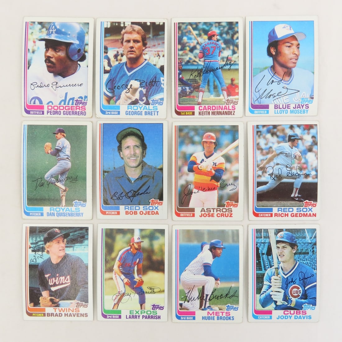 60+ 1982 Topps Baseball Cards- Morgan, Buckner - 8