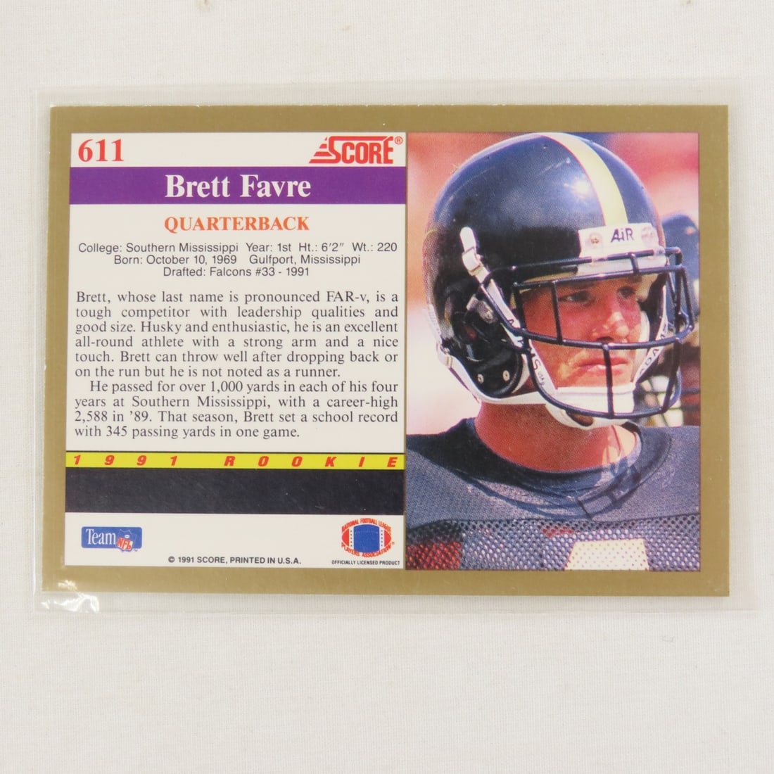 10 Sharp NFL Rookie & HOFer's Topps Cards - 5