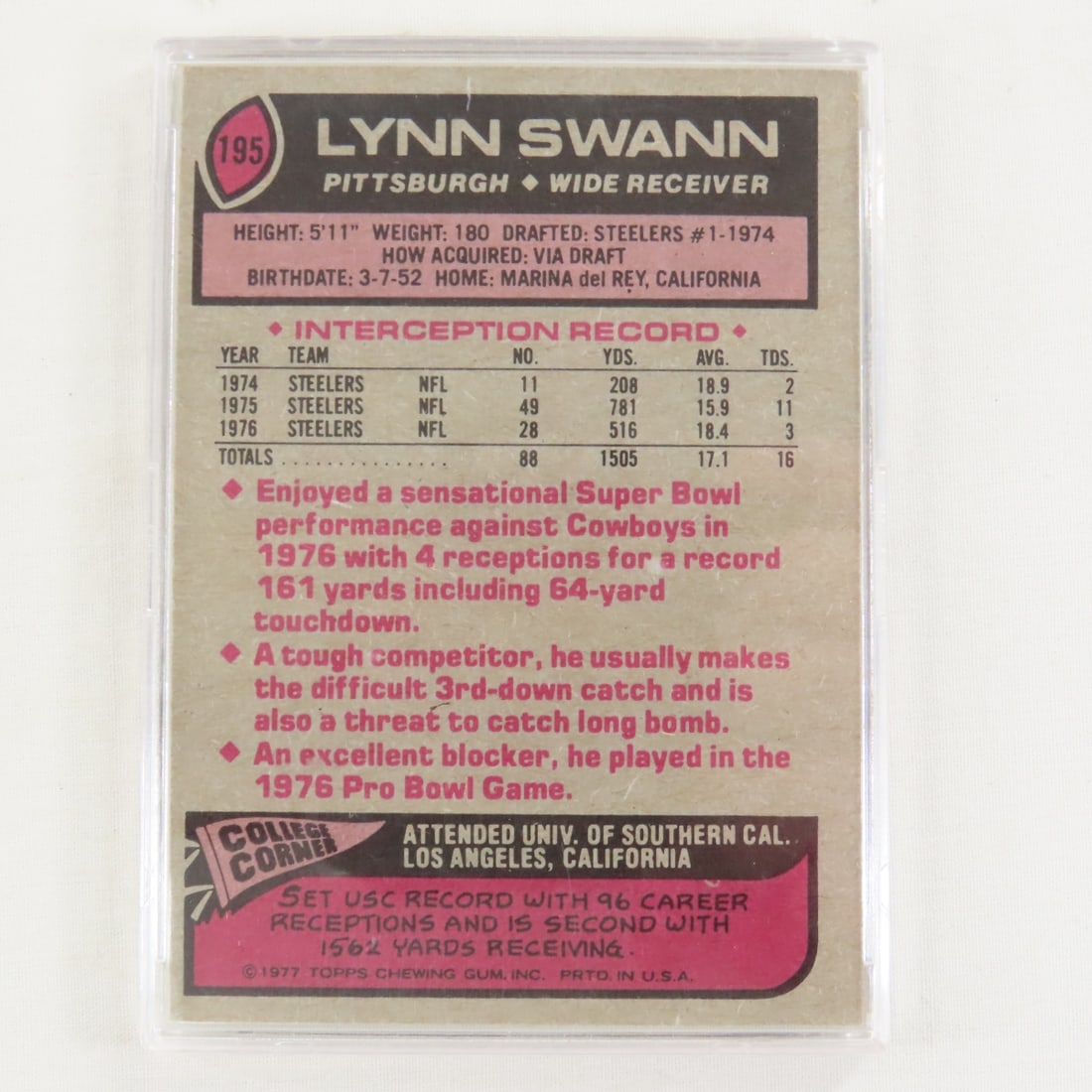 10 Sharp NFL Rookie & HOFer's Topps Cards - 7