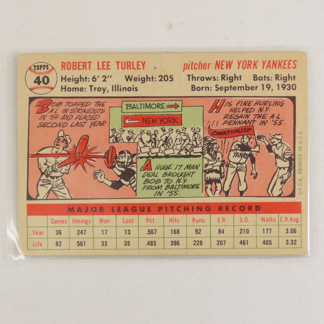 3 Autographed 1950's Topps Baseball Cards - 3