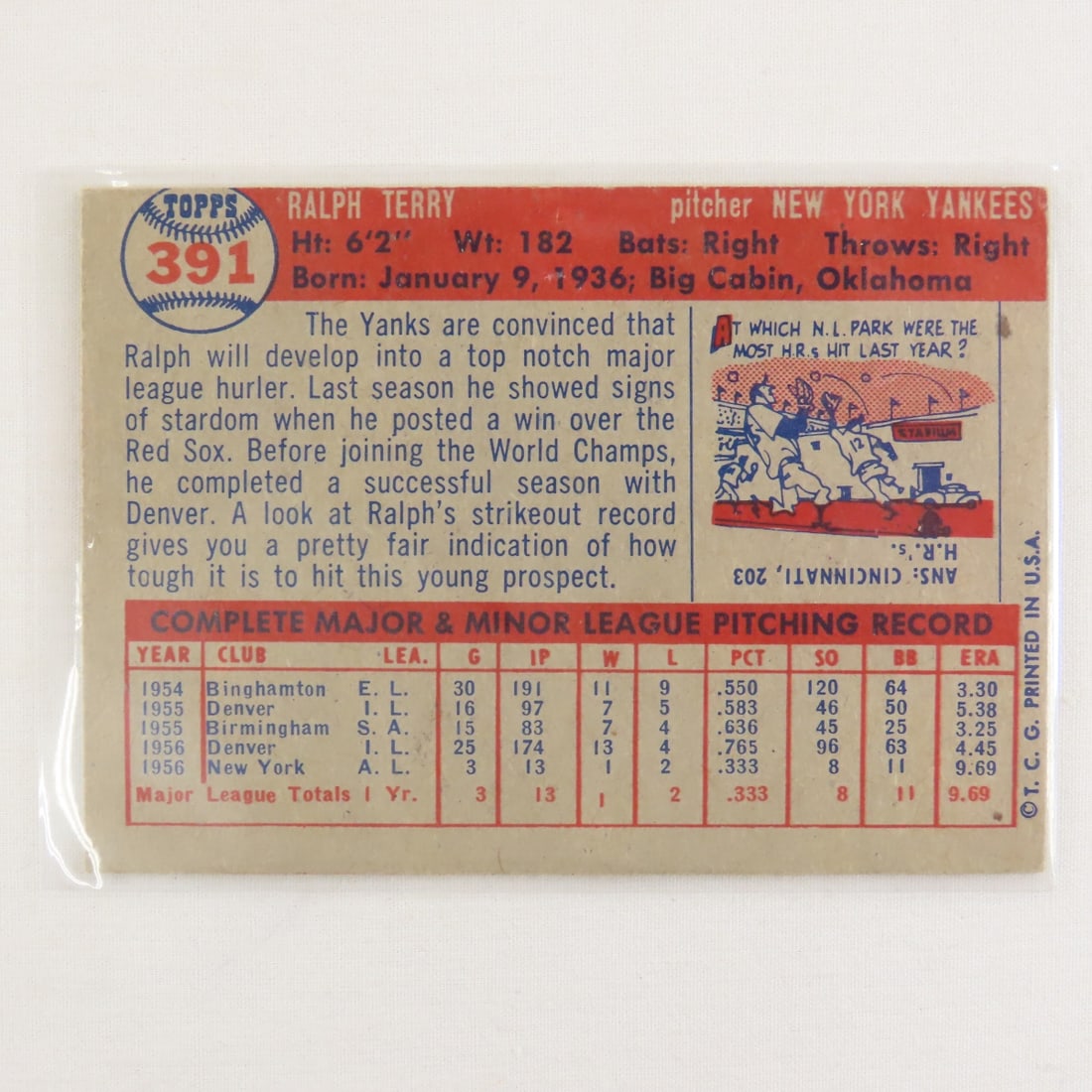 3 Autographed 1950's Topps Baseball Cards - 7