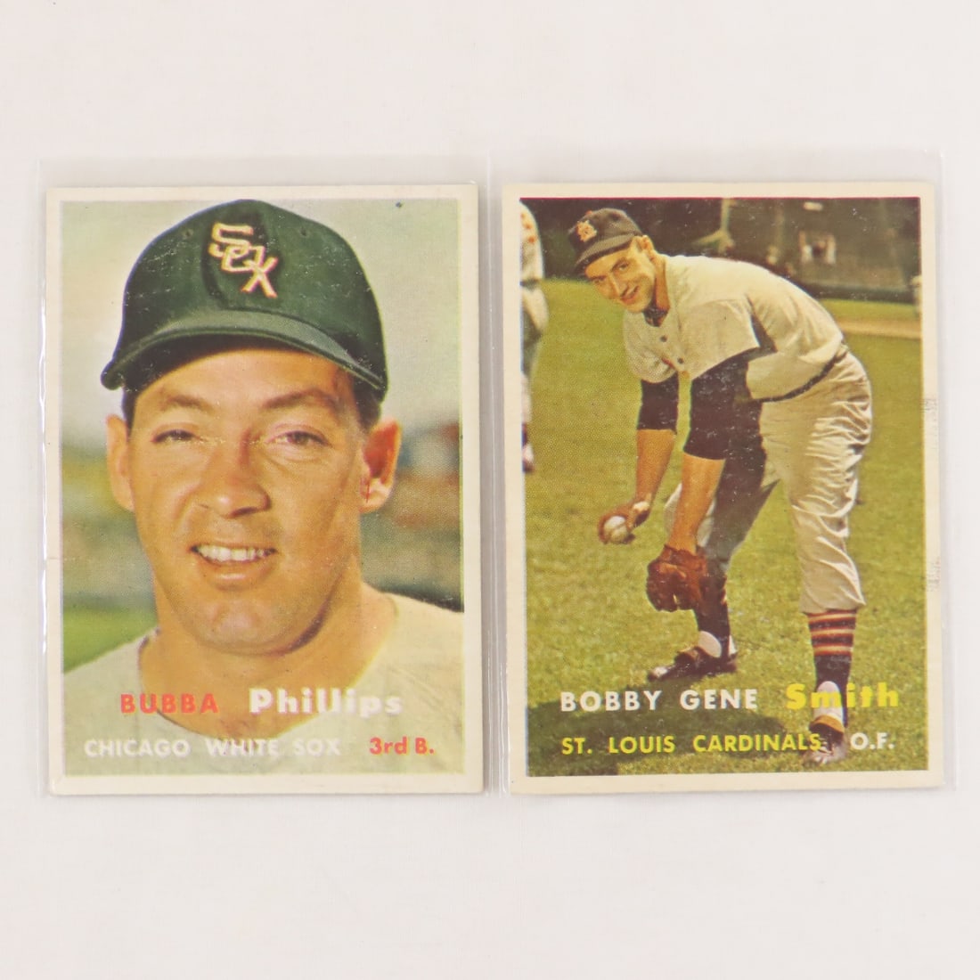 25 Sharp 1957 Topps Baseball Cards - Crease Free - 2