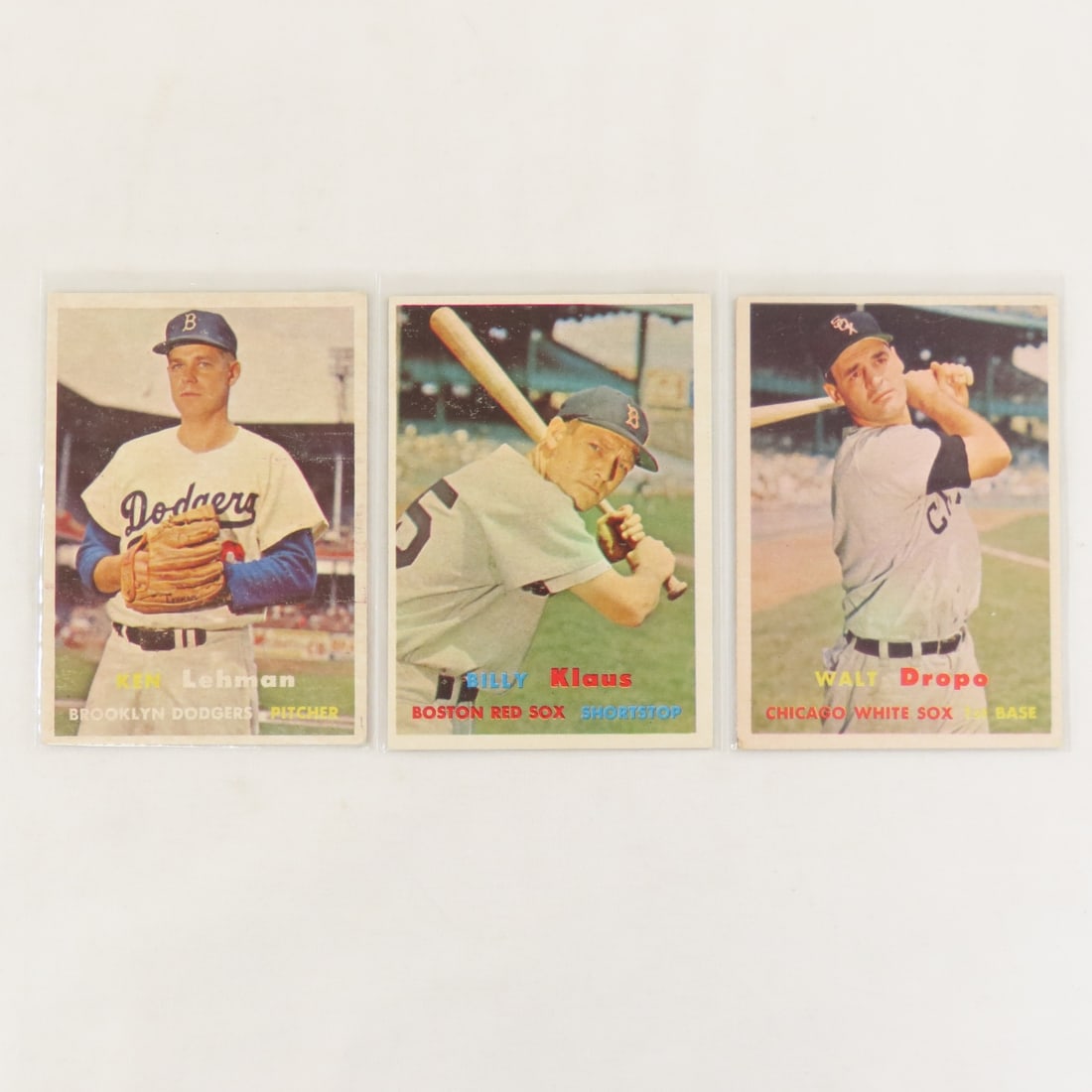 25 Sharp 1957 Topps Baseball Cards - Crease Free - 4