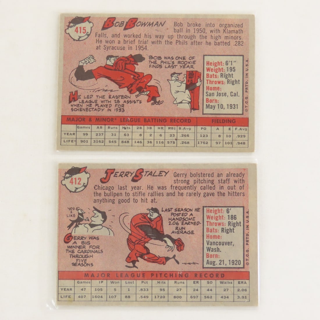 25 Sharp 1958 Topps Baseball Cards- Crease Free - 5