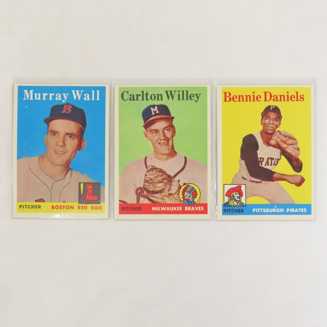 25 Sharp 1958 Topps Baseball Cards- Crease Free - 6