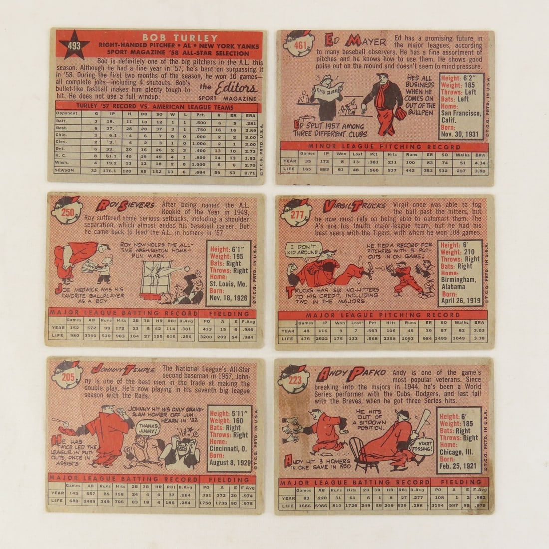 32 1958 Topps Baseball Cards- some off condition - 7